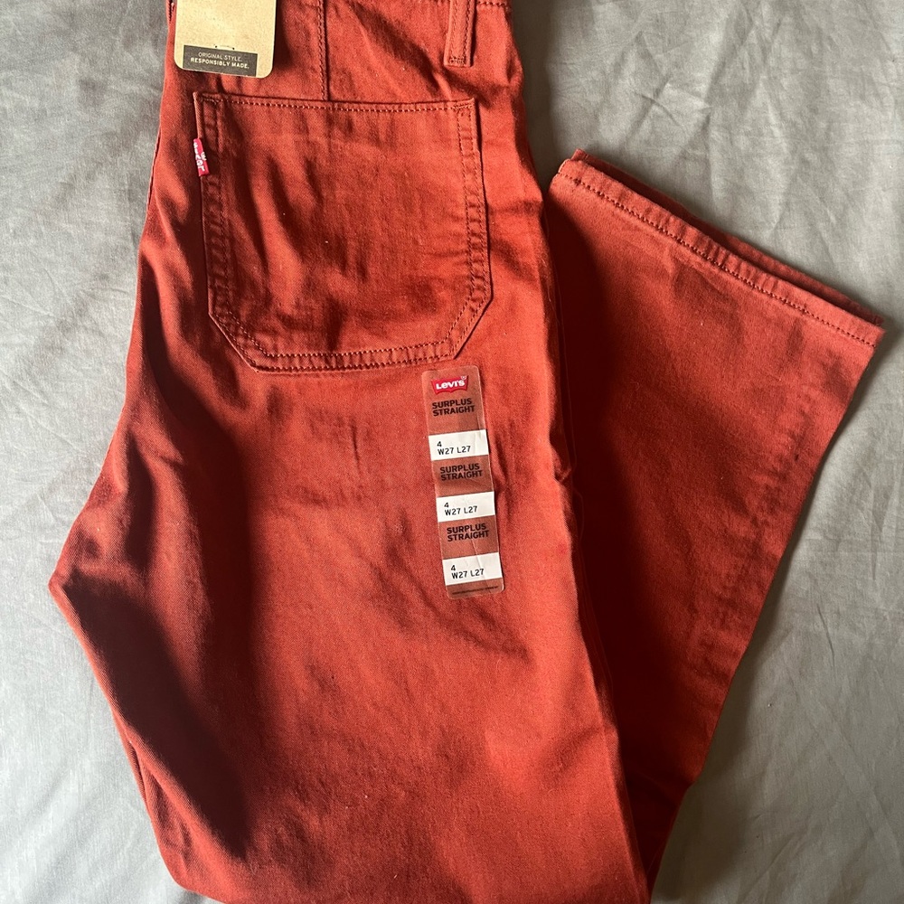 Levi's Women's Jeans in Rust Red